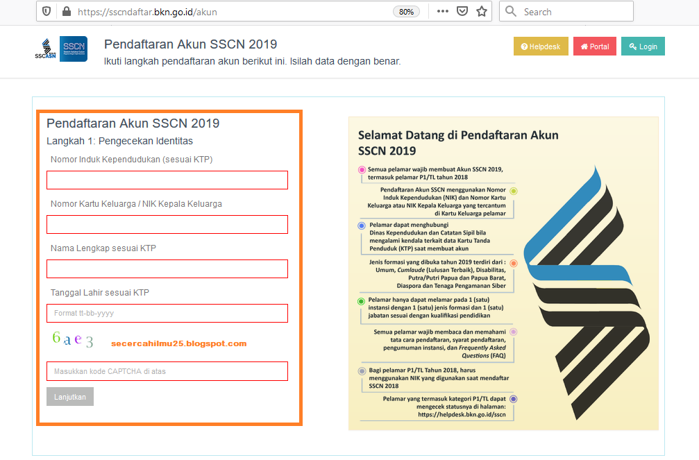 Sscasn.bkn.go.id 2024 Syarat Pendaftaran