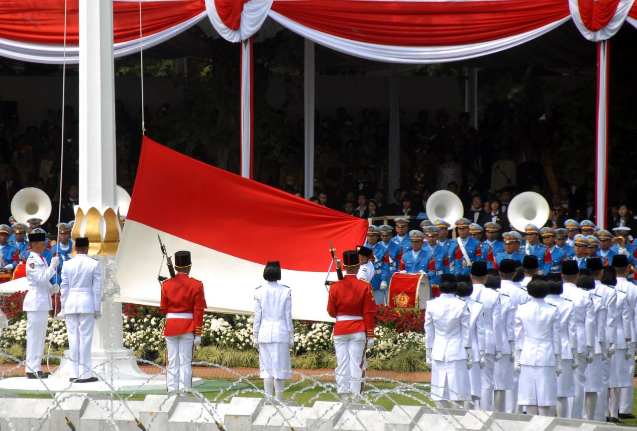 Lagu wajib yang dinyanyikan saat upacara Hari Kemerdekaan Indonesia