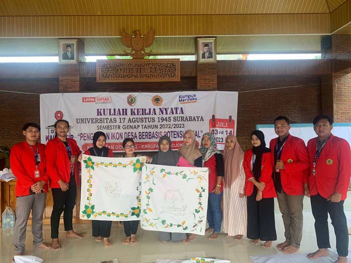 Mahasiswa KKN Mengadakan Workshop Membuat Batik Jumputan