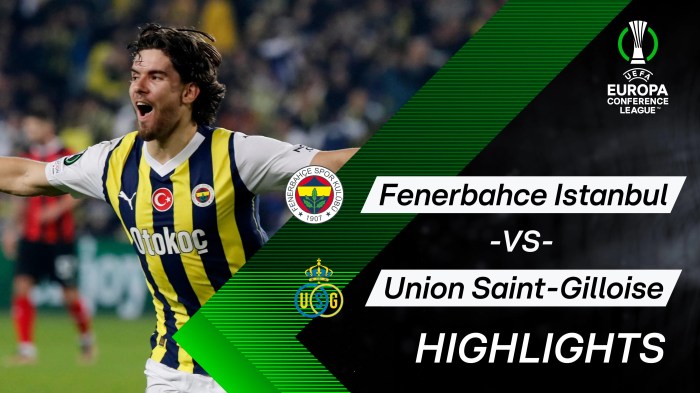 Hasil Fenerbahce vs Union Saint-Gilloise: Diwarnai Dua Kartu