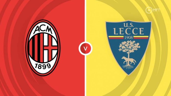 AC Milan Vs Lecce: Rossoneri Libas Giallorossi