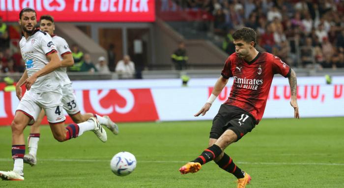 BAZOKABET - Milan menang 3-1 dari Brugge dengan brace Reijnders