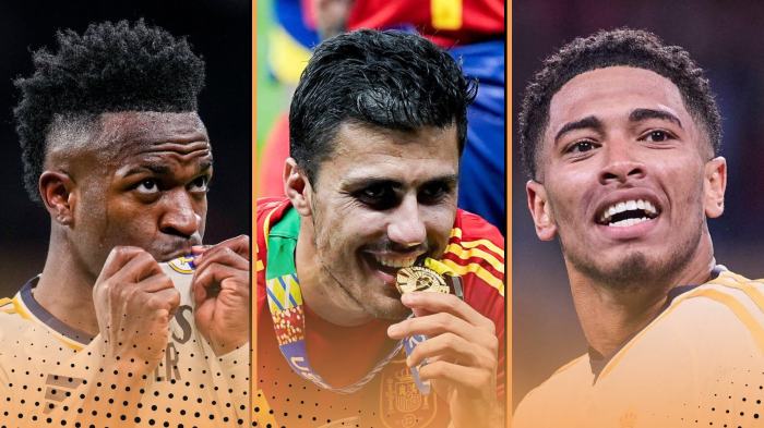 BAZOKABET - Daftar Peringkat Ballon d'Or 2024: Rodri Ungguli Vinicius