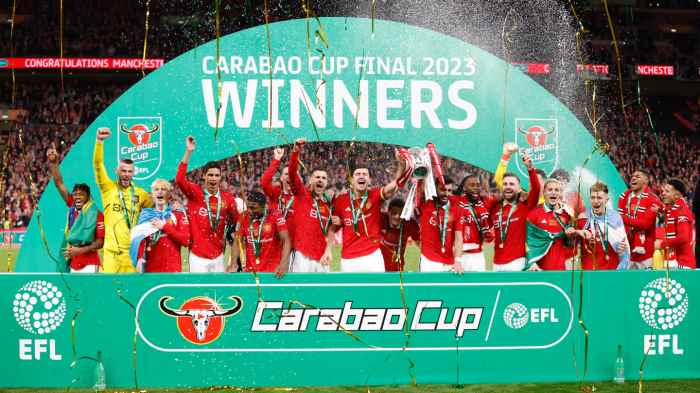 BAZOKABET - Hasil Undian Babak 8 Besar Carabao Cup: MU Bertemu Tottenham