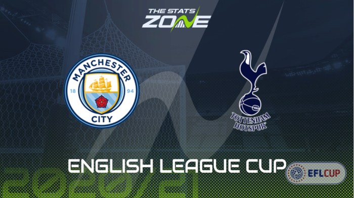 BAZOKABET - Jadwal Carabao Cup, Tottenham Vs Manchester City